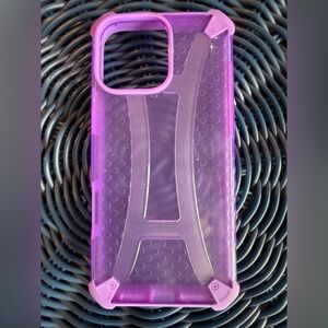 Shock-Absorbent Purple Rugged Phone Case — Unbranded